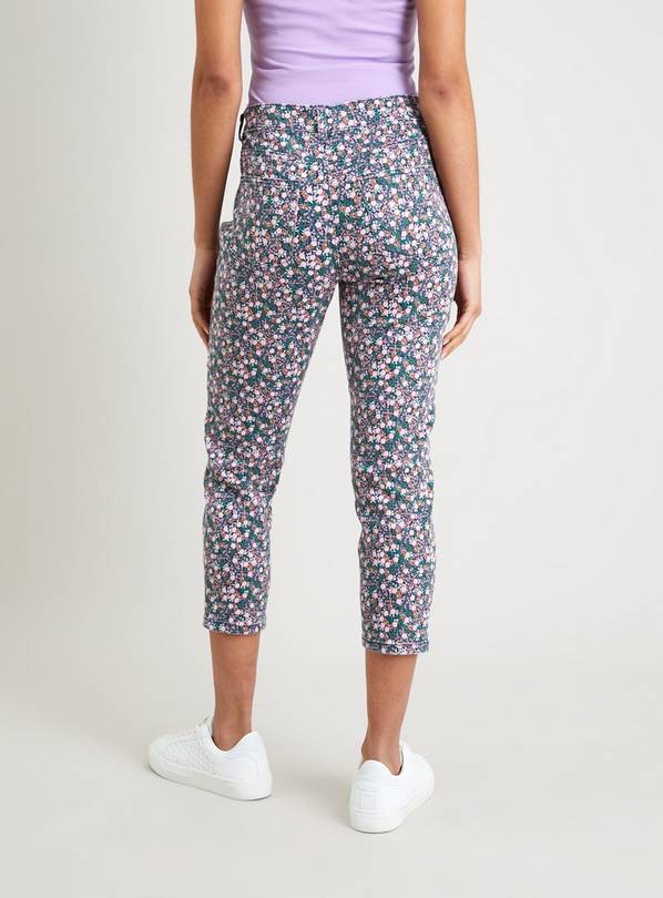 Womens floral sale jeans